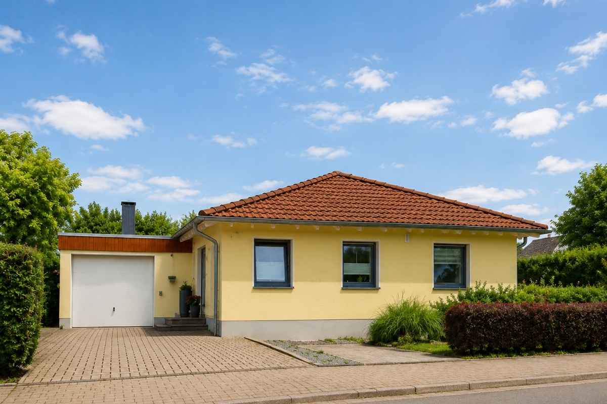 prikaz kuće sa garažom